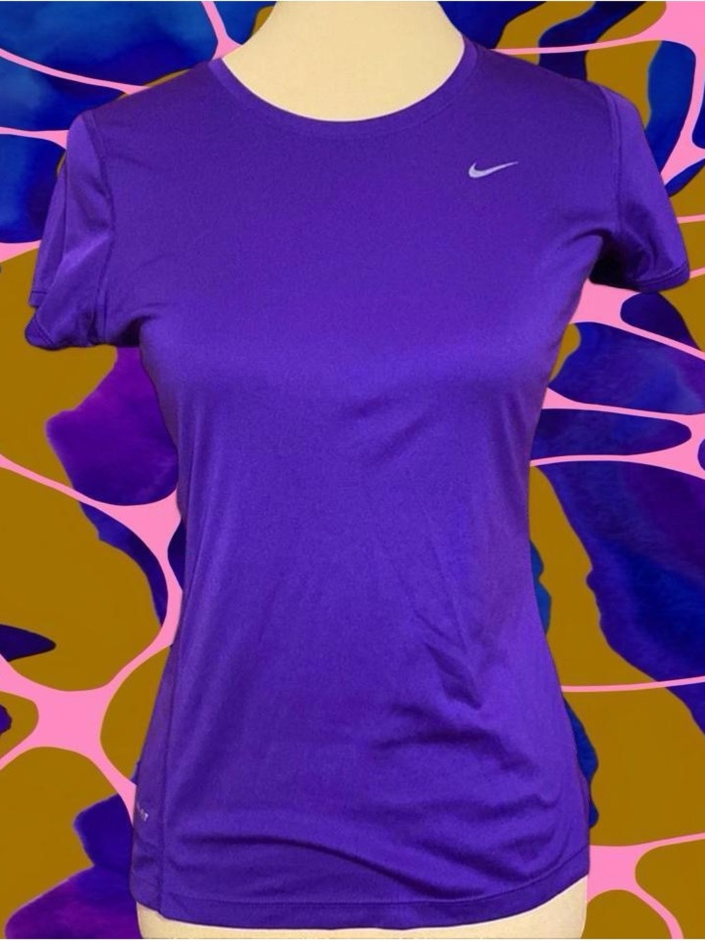 Nike Women's Purple Short Sleeve Dri-FIT Tee